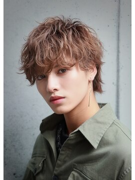 オーシャントーキョー 大阪(OCEAN TOKYO) 波巻きパーマメンズツイストスパイラルパーマハイライト