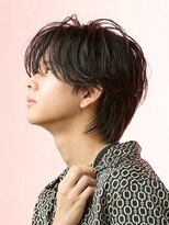 ナチュラル 渋谷(NATURAL)&nbsp;ラウンドマッシュ/縮毛矯正/ダブルカラー/フェザーパーマ