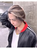 メンズサロン キング 心斎橋店(Men’s salon K!ng) ホワイトメッシュ/ツイスト/ツイスパ/パーマ/メンズ/眉毛/心斎橋