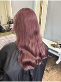 ピンク/ラベンダー/ピンクアッシュ/ブリーチ/ダブルカラー