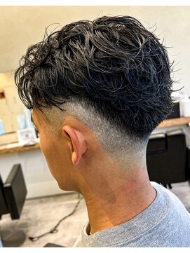 ルースト 京都駅前店(ROOST) スキンフェード&フェザーパーマ