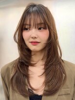 アビー(ABBEY3)&nbsp;レイヤーカットミディアムレイヤー顔まわり銀座ハイレイヤー