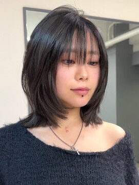 ジアン テラス(GIEN TERRASSE) レイヤーカットレイヤーボブくたっとレイヤー/岸本 理希