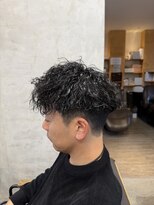 メンズクル(men's quru.)&nbsp;ツイストスパイラルパーマメンズパーマメンズショート春日井駅