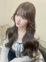 フォンズ(FONS)&nbsp;まとまる韓国レイヤーカット＊ショコラグレージュ＊薄め前髪