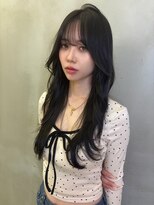 ロンドルーチェ 心斎橋(Lond luce)&nbsp;ダークパープル×ナチュラルショート［髪質改善/縮毛矯正］