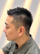 トランスサロン 吉祥寺(TRANS SALON)&nbsp;刈り上げショートスパイク×部分白髪ケア