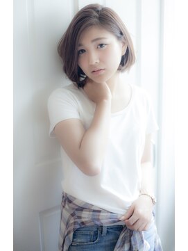 エイト プラット 渋谷2号店(EIGHT plat) 【EIGHT plat】大人可愛い耳掛けボブ★★★