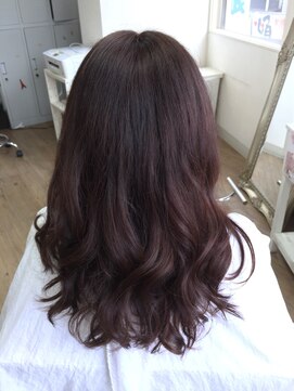 フェリシータ 総持寺店(felicita) 暗髪ピンクヴァイオレットブラウン＠フレンチカール