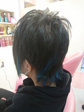 ラチャウ(La.Ciau) スライシング&ＢＵＬＥカラー&カット