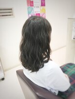 クール ヘアー ギャラリー 神明町店(COOL Hair gallery) エアウェーブでゆるふわ×ミディアム