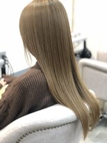 ジーナ セントラル銀座(Zina)&nbsp;セシルカットフリンジウェーブ×大人かわいい前髪ココアブラウン