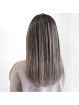 デコヘアーフラッペ(DECO HAIR frappe) ハイトーンベージュ エアタッチ グラデーションカラー