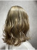マッシュ/くびれヘア/ビタミンカラー/メルティカラー