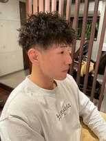 クマヘアー(KUMA hair)&nbsp;マッシュショートの強めのツイストスパイラル