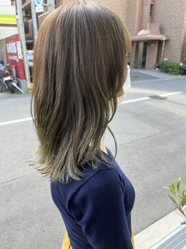 マルレ(MARLE) 都島ミディアム/美髪/アッシュベージュ