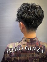 ヒロギンザバーバーショップ 神楽坂店(HIRO GINZA BARBER SHOP)&nbsp;スパイラルセンターパート