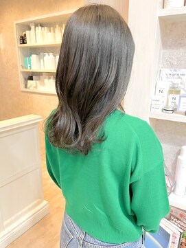 キャアリー(Caary) 福山市美容室Caary 人気イルミナカラー 春 透明感グレージュ