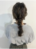 空気感たっぷり編みおろし