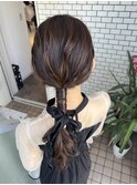 ポニー タイトポニー ヘアセット