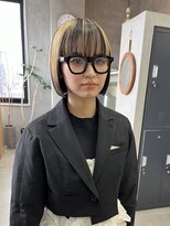 テトヘアー(teto hair) 切りっぱなしボブインナーカラー