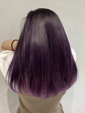 アース 常盤平店(HAIR & MAKE EARTH) グラデーションラベンダーカラー