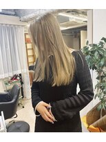 エン(eNN)&nbsp;ダブルカラー・ミルクティーベージュ・レイヤーロング