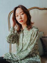 リュープリエ 笹塚(Lieu plie)&nbsp;前髪上げの軽めレイヤースタイル