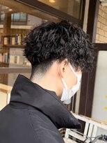 イエローコーン 金沢文庫店(YELLOW CORN)&nbsp;マッシュメンズパーマ/ツイストスパイラルパーマ/波巻きパーマ