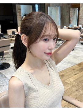 アフロート ルヴア(AFLOAT RUVUA) *20代30代40代◎結んだときも流れる小顔前髪顔まわりレイヤー