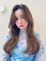 ヘアラウンジ ビーチ 青山 外苑前(hair lounge BEACH) ロングレイヤーカットアッシュベージュカラー
