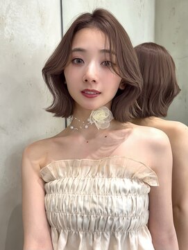 ロンドヴァリー 渋谷店(Lond vallee) 韓国ボブ×くすみベージュ