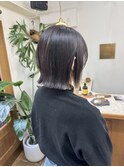 ホワイトグレージュ/ミニウルフ/チェリーブラウン/丸型/恵比寿k6