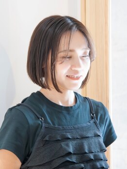 ナプリーフ(napleaf)の写真/【豪徳寺駅】髪質や骨格に合わせたカットで、自宅でも再現しやすく朝のスタイリングも簡単に。