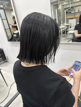 ディジョン 自由ヶ丘(Dijon) 韓国顔まわりレイヤーカットグレージュオリーブベージュブラウン