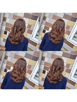 ジーアンドジー(G&G) ベージュブラウンロング