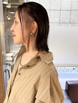 スノッブエンバンプ(snob enVAmp)&nbsp;モードな雰囲気のインナーカラー