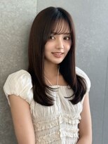 ハローバイシー 仙台(Hello by Sea)&nbsp;ココアベージュ×レイヤー[小顔/黒髪/オリーブグレー]