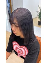 ユニ バイ マグ 長野店(Uni.by Mag)&nbsp;" 透け感抜群" ダブルカラー ミルクティーピンクベージュ