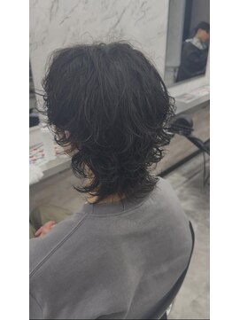 オム ブランシェ(HOMME BLANCHE’) 【KAZUKI】ゆるっとラフに決まるシャドウパーマ