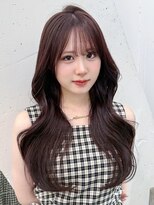 アイティー バイ アルバム 浦和店(IT by ALBUM)&nbsp;顔周りレイヤーロンググレージュ暗めカラー韓国ヘア_F1073