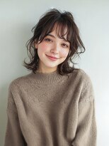 プラス ファースト ヘア(Plus 1st) ゆるふわハーフアップ×ミディアムヘア