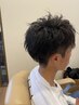 グレーヘア(白髪ぼかし)+メンズカット新規のお客様300円OFF