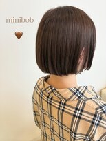 ノヴェル 富沢店(NOVEL)&nbsp;ミニボブ×柔らかベージュ