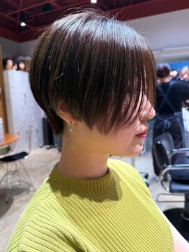 ナチュラル ヘアーデザイニング(Natural hair designing) 一気に垢抜け！艶めく大人の丸みショート/360度美人/美髪ヘア
