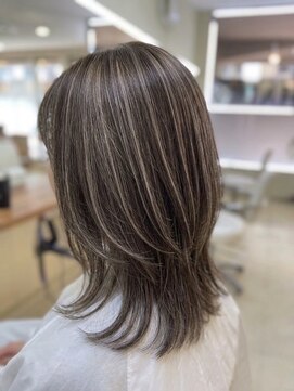 ビーワンヘアー 藤井寺 土師ノ里(B1hair) 20代30代40代/ハイライト/くびれヘア/レイヤーカット