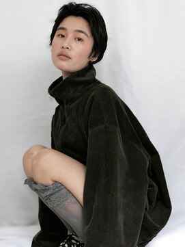 オーサム(AWESOME) ユニセックス　ハッシュカット　ショートヘア