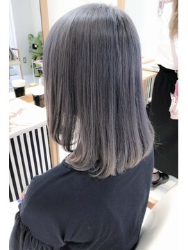 デイズ(days) ネイビーカラーアッシュブランジュブリーチグラデーションカラー