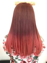 グルック ヘアリラクゼーション 玉出店(Gluck Hair Relaxation) pink gradation 嶌田正宏