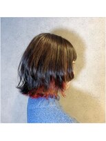 ヘアサロンエム 大宮東口(HAIR SALON M)&nbsp;外ハネボブ/アッシュブラウン/ネオウルフ/デザインカラー